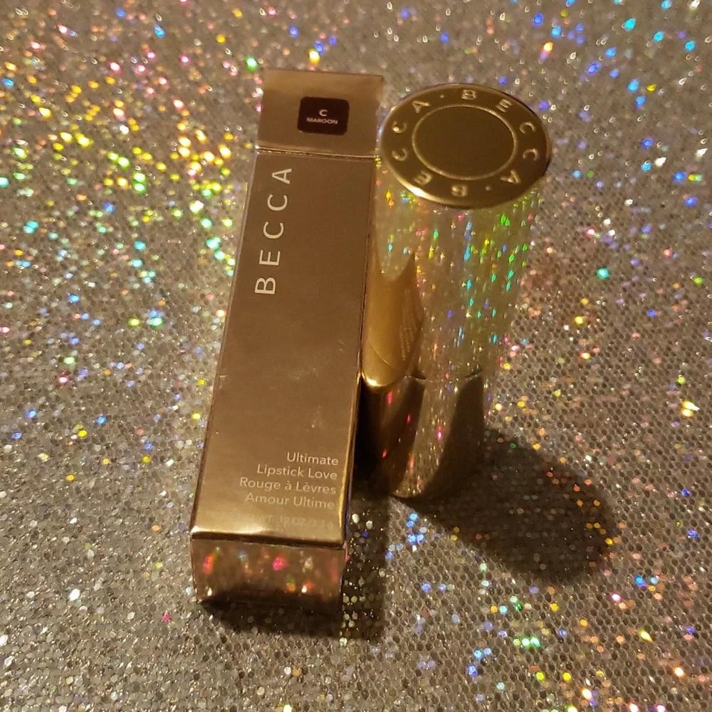 🌟HP🌟🧚‍♀️MAROON BECCA DISCONTINUED Ultimate Lipstick Love NWT